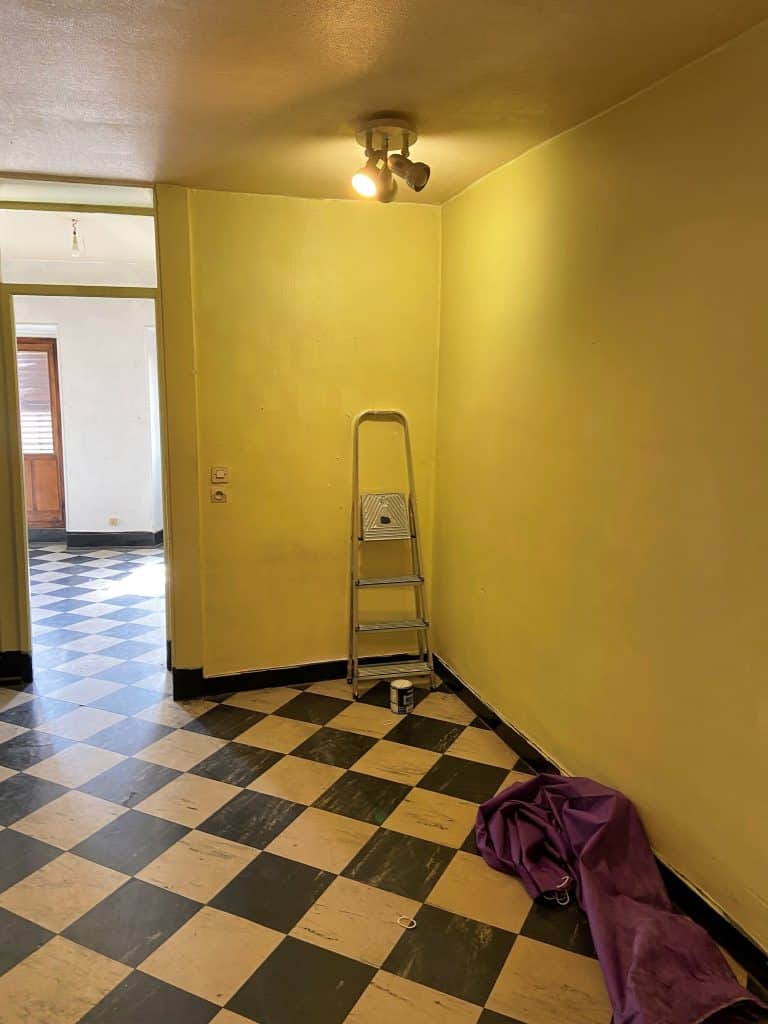 séjour avant rénovation par architecte d'intérieur Annecy